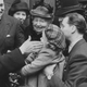 Winston Churchill leaves a polling station in 1950 (Photo by Fred Ramage/Keystone/Getty Images)